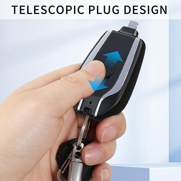 Emergency Keychain Portable Charger Power Bank (random Color)