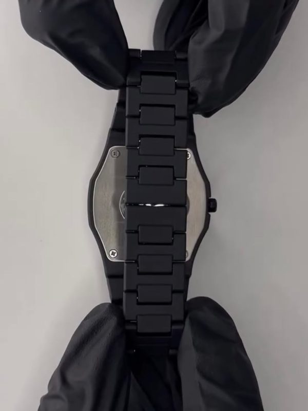 Full Black Aura Quartz Watch – Lightweight Design, , Premium Quality & Finish – Best Quality Analog Watch For Boys – Watch For Men | Full Black Color Watch – With (random Box)